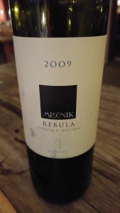 orange vin, Mlecnik - Rebula