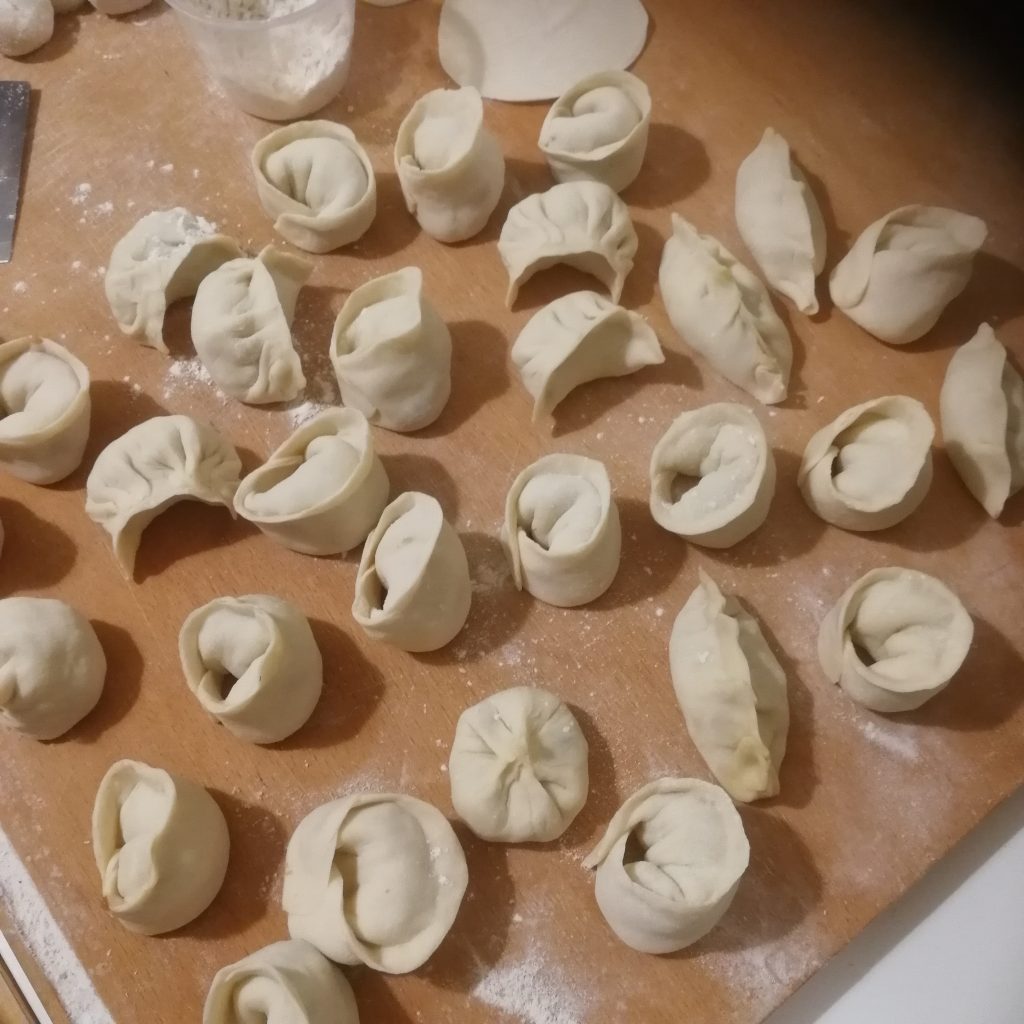 Flera dumplings i olika former