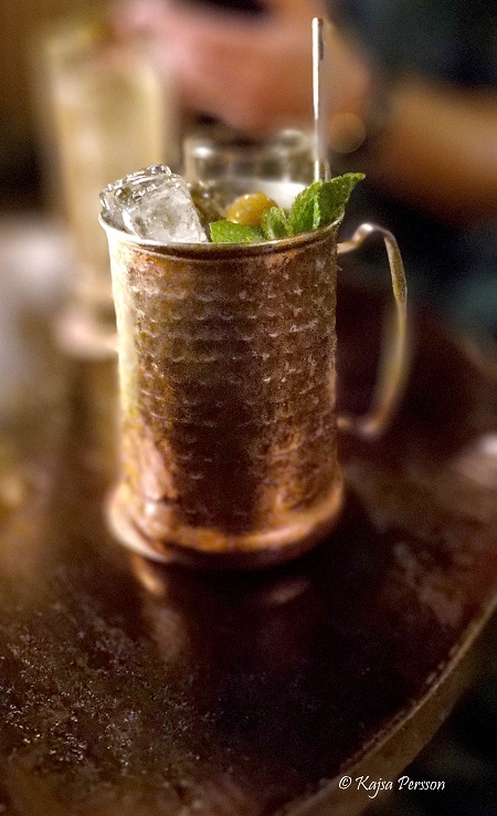 Drinken London Mule på hemlig bar i London