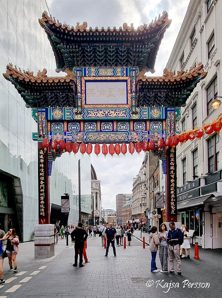 En av portalerna i Chinatown London